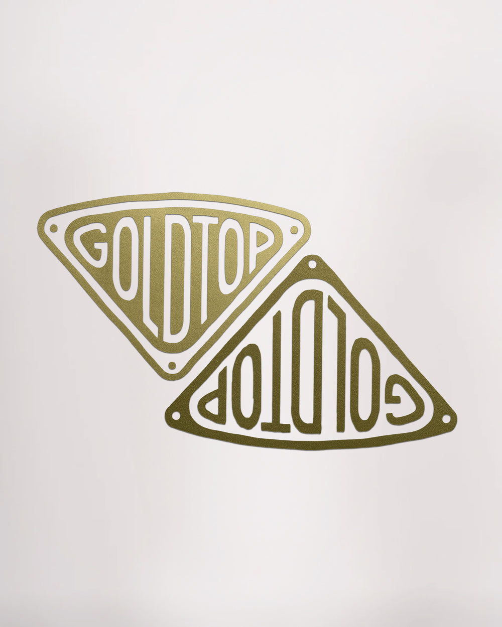 Goldtop Decal Sticker