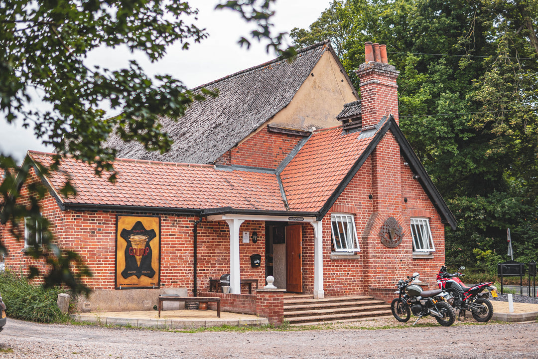 The Goldtop Shop, Gipsy Lane, Bishop's Stortford. The Place to shop for Leather Motorcycle Outfits