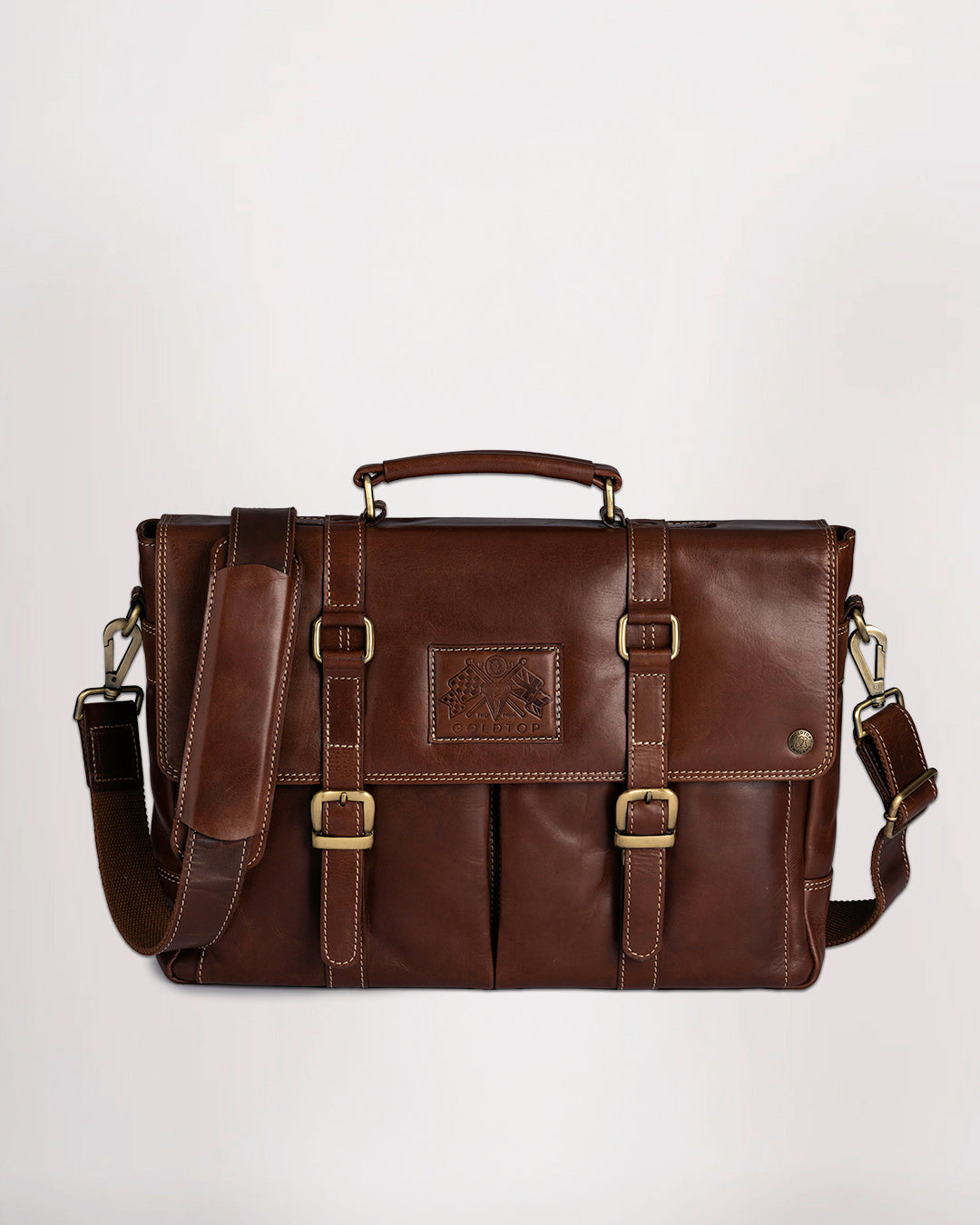Leather Messenger Bag