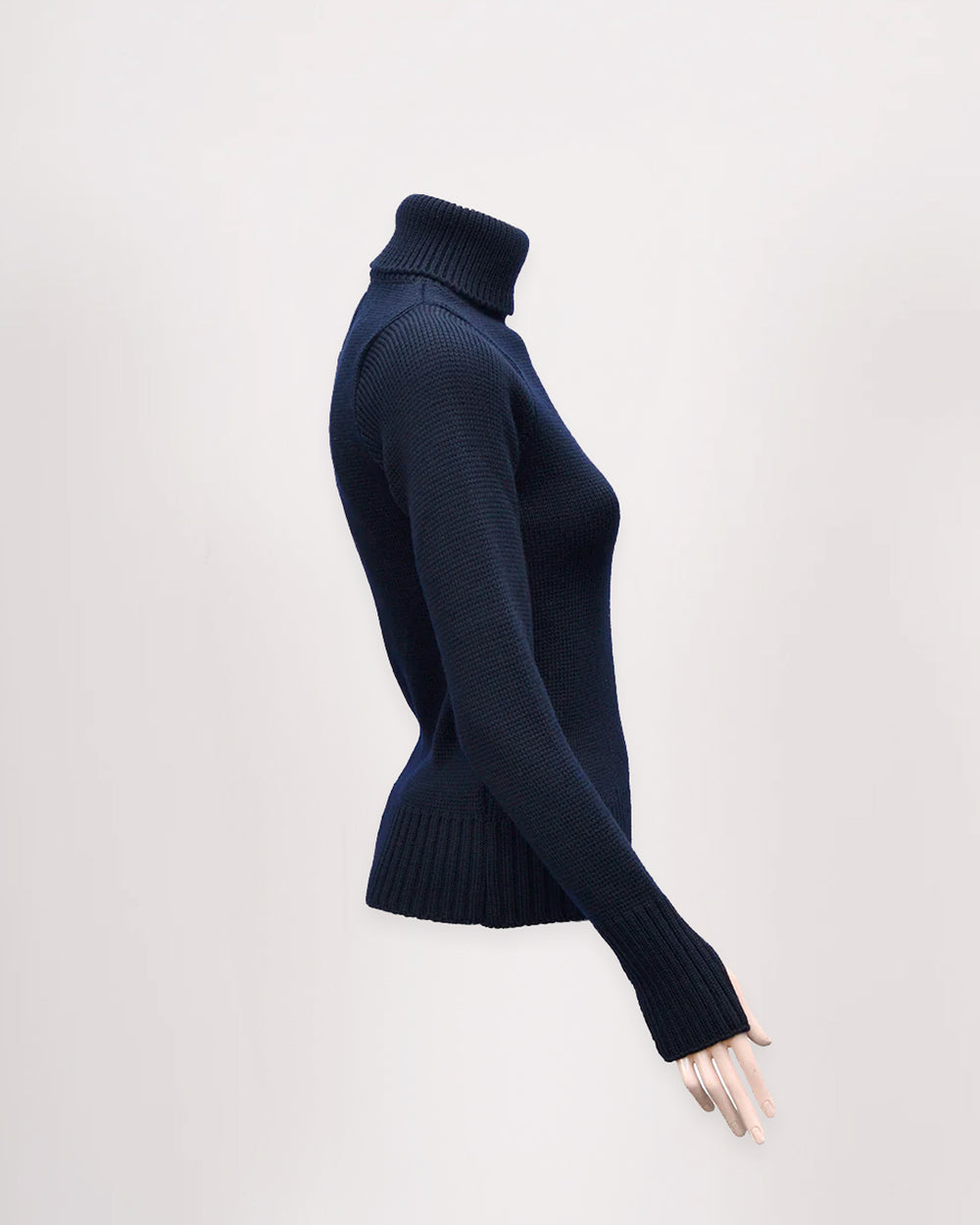 Women's Merino Wool Fitted Submariner Sweater