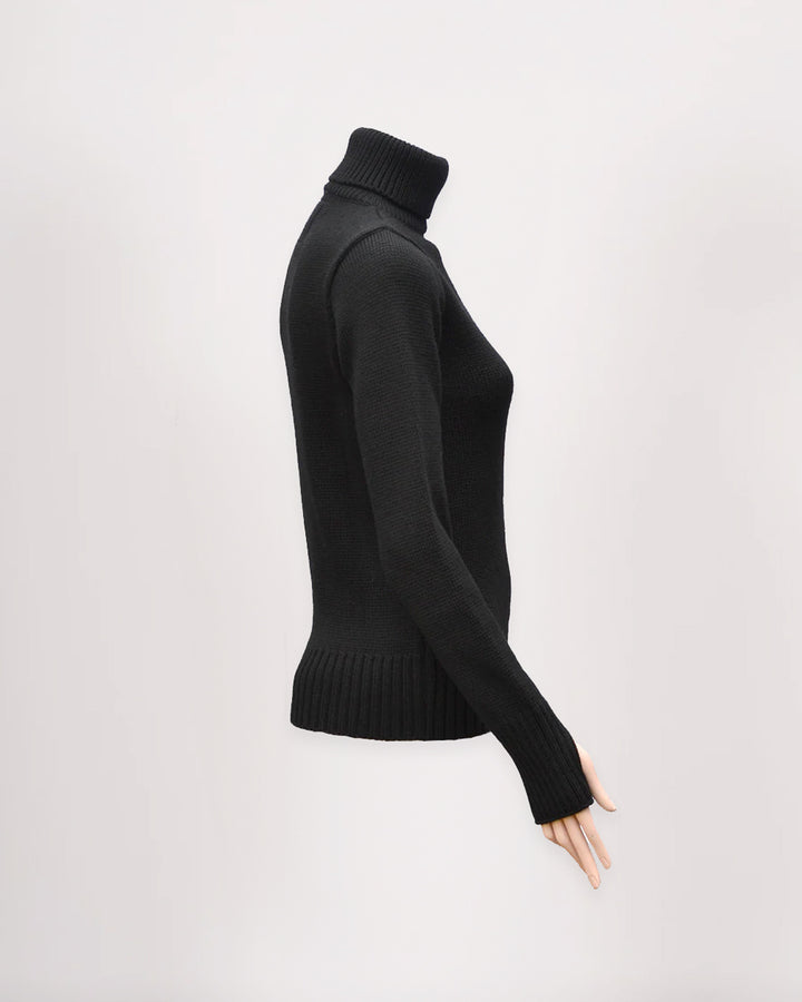 Women's Merino Wool Fitted Submariner Sweater