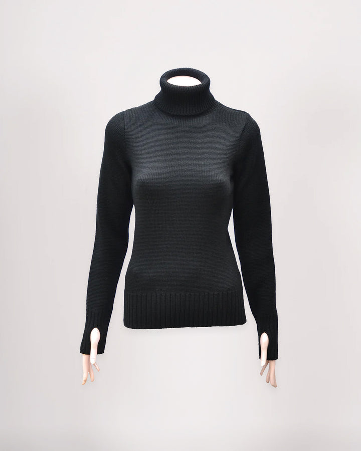 Women's Merino Wool Fitted Submariner Sweater