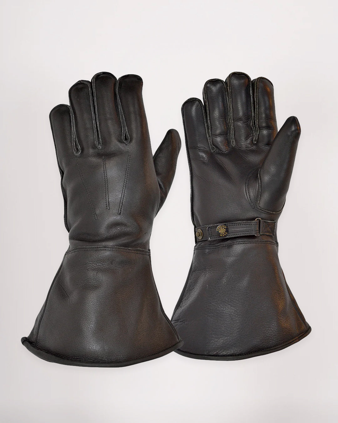 Goldtop | Classic Merino Wool Lined Leather Gauntlets - CE