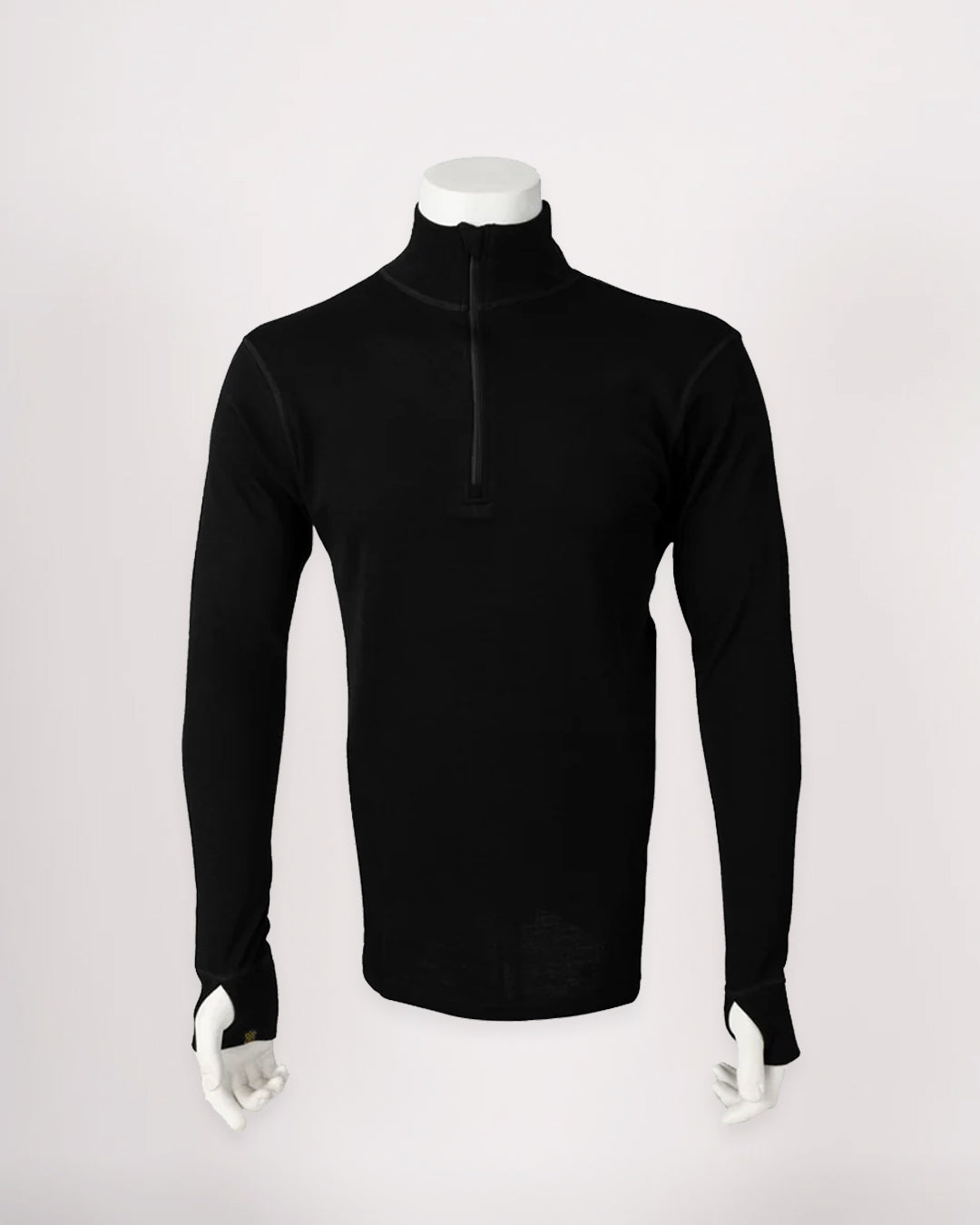 100 Merino Wool Zip Up Base Layer