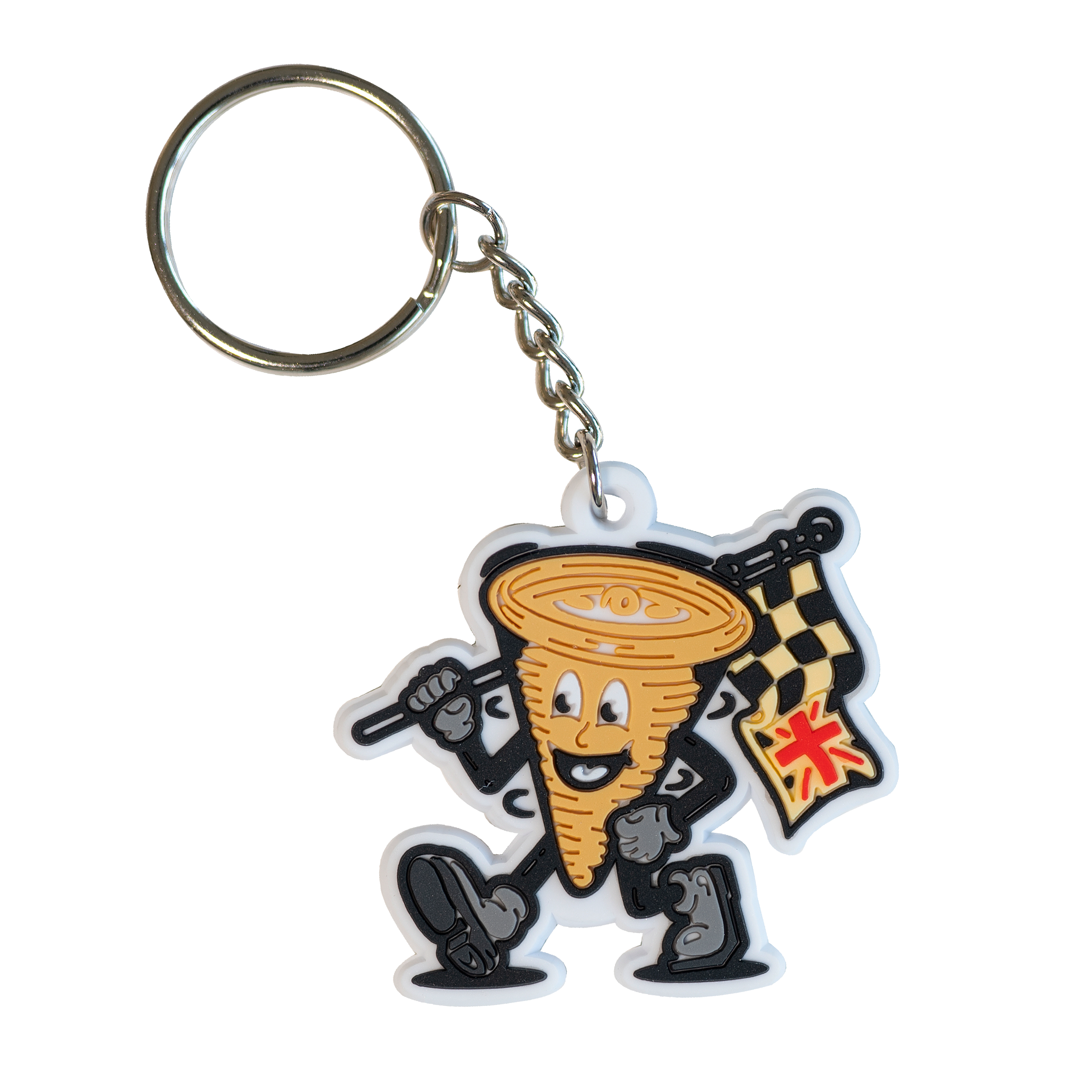 Rubber 2025 loop keyring