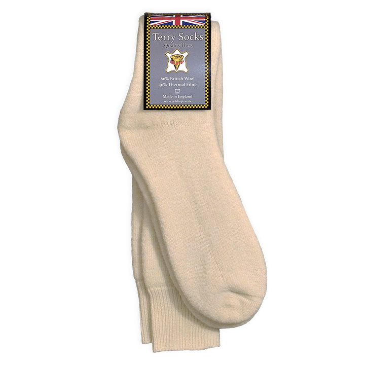 60% Wool Terry Socks