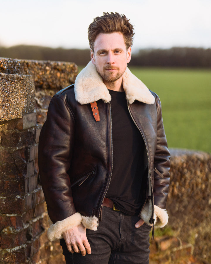 USAAF B-6 Sheepskin Flying Jacket - Redskin