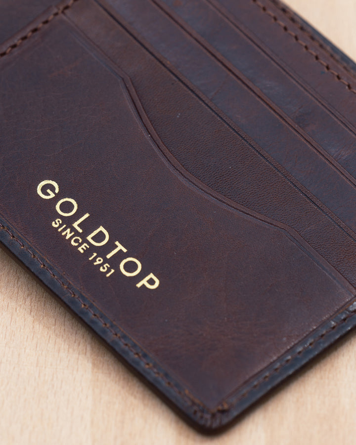 Horizontal Leather Billfold Wallet