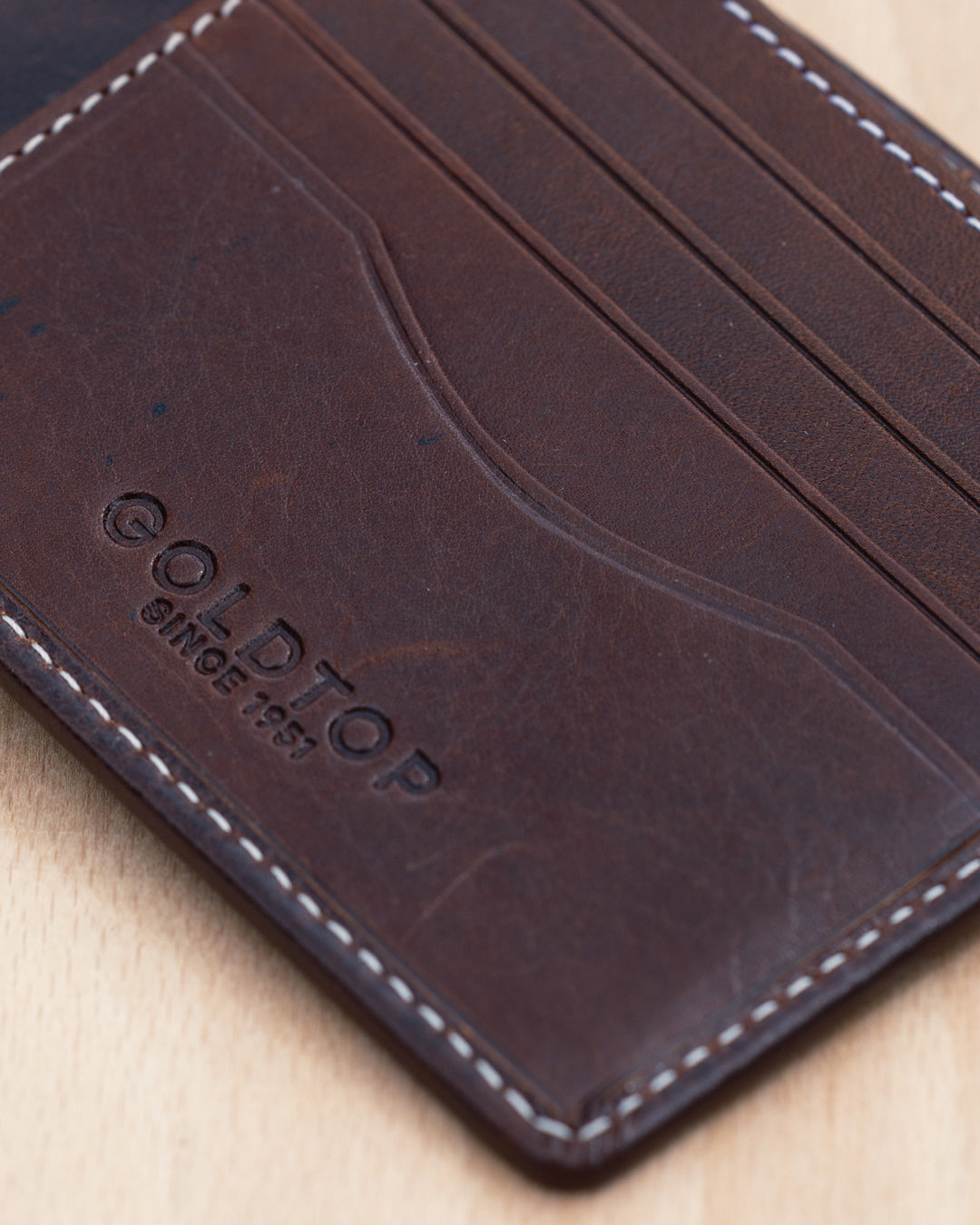 Horizontal Leather Billfold Wallet