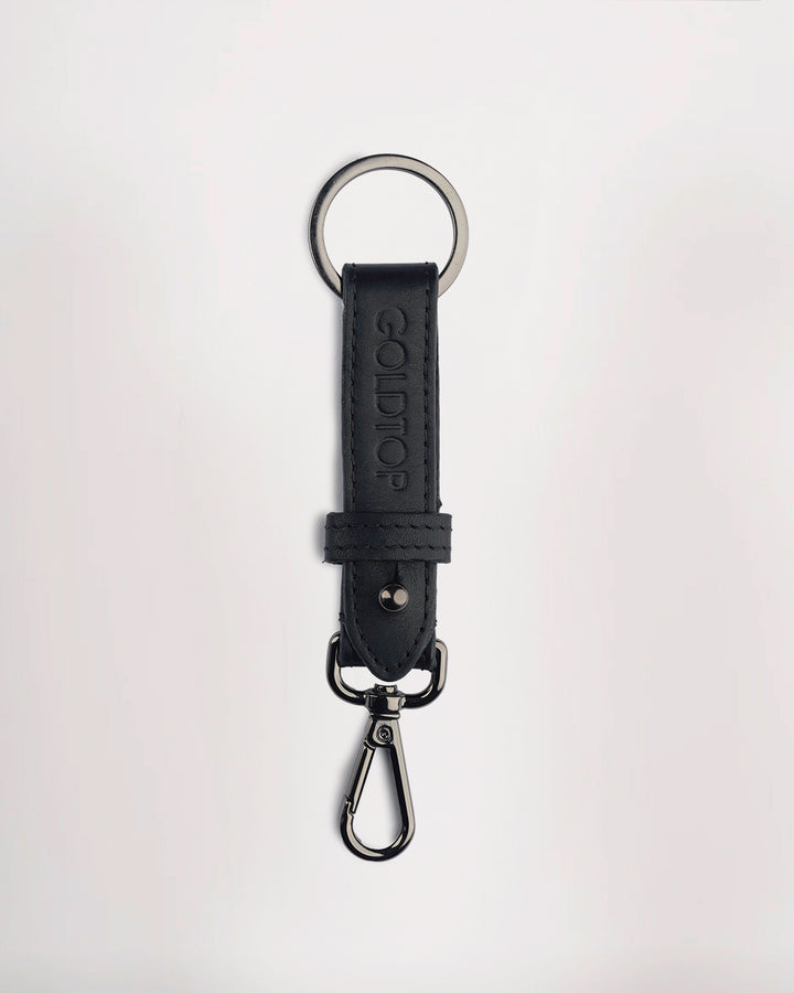 Leather Belt Loop Keyring (Slim)
