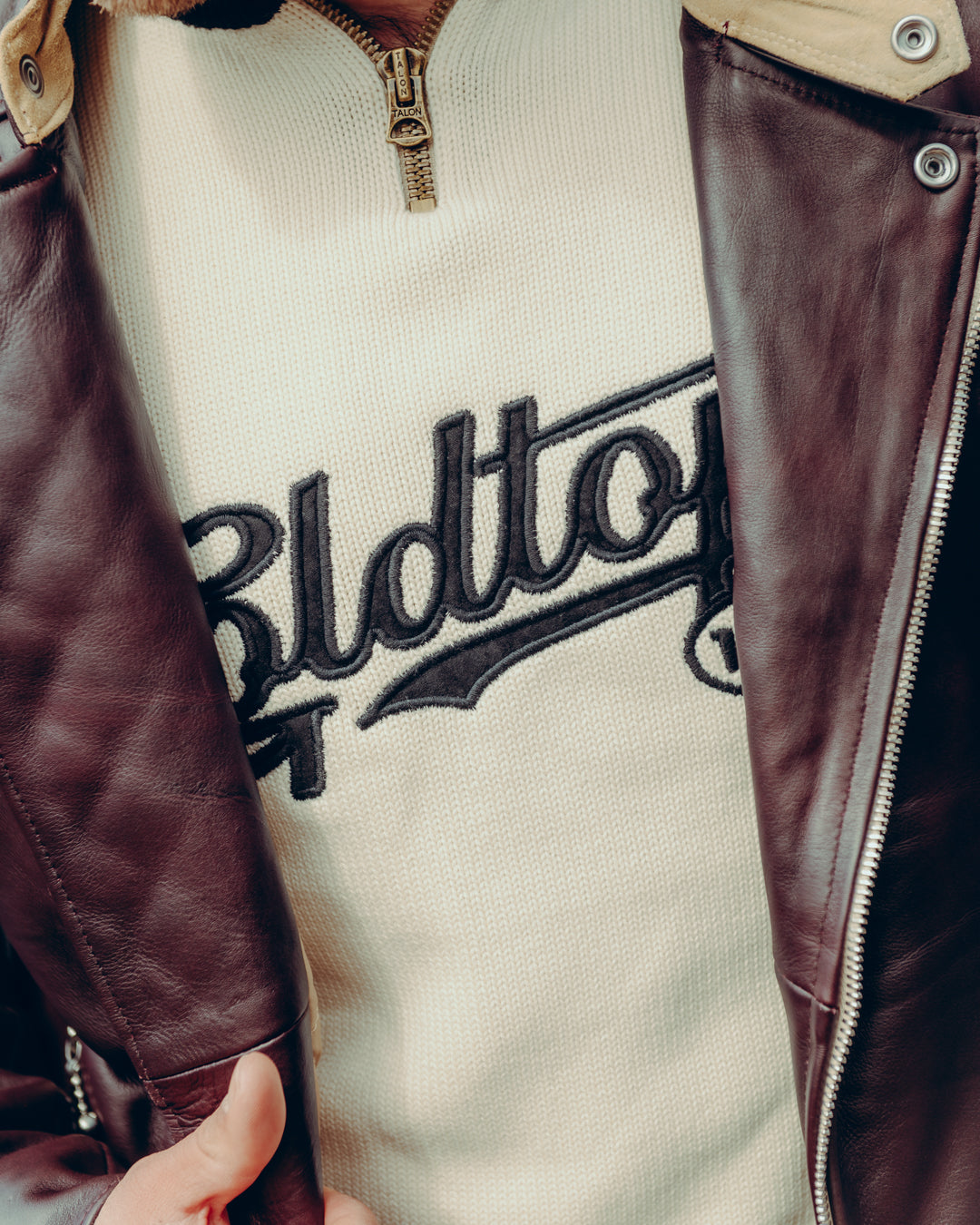 1920s Motorcycle Racing Sweater