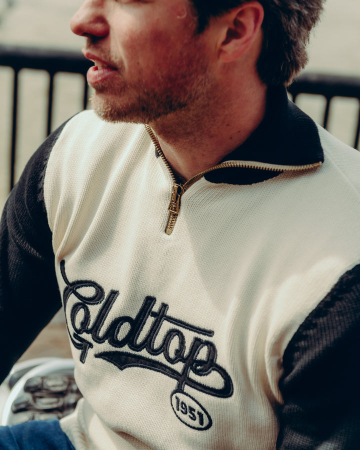 1920s Motorcycle Racing Sweater