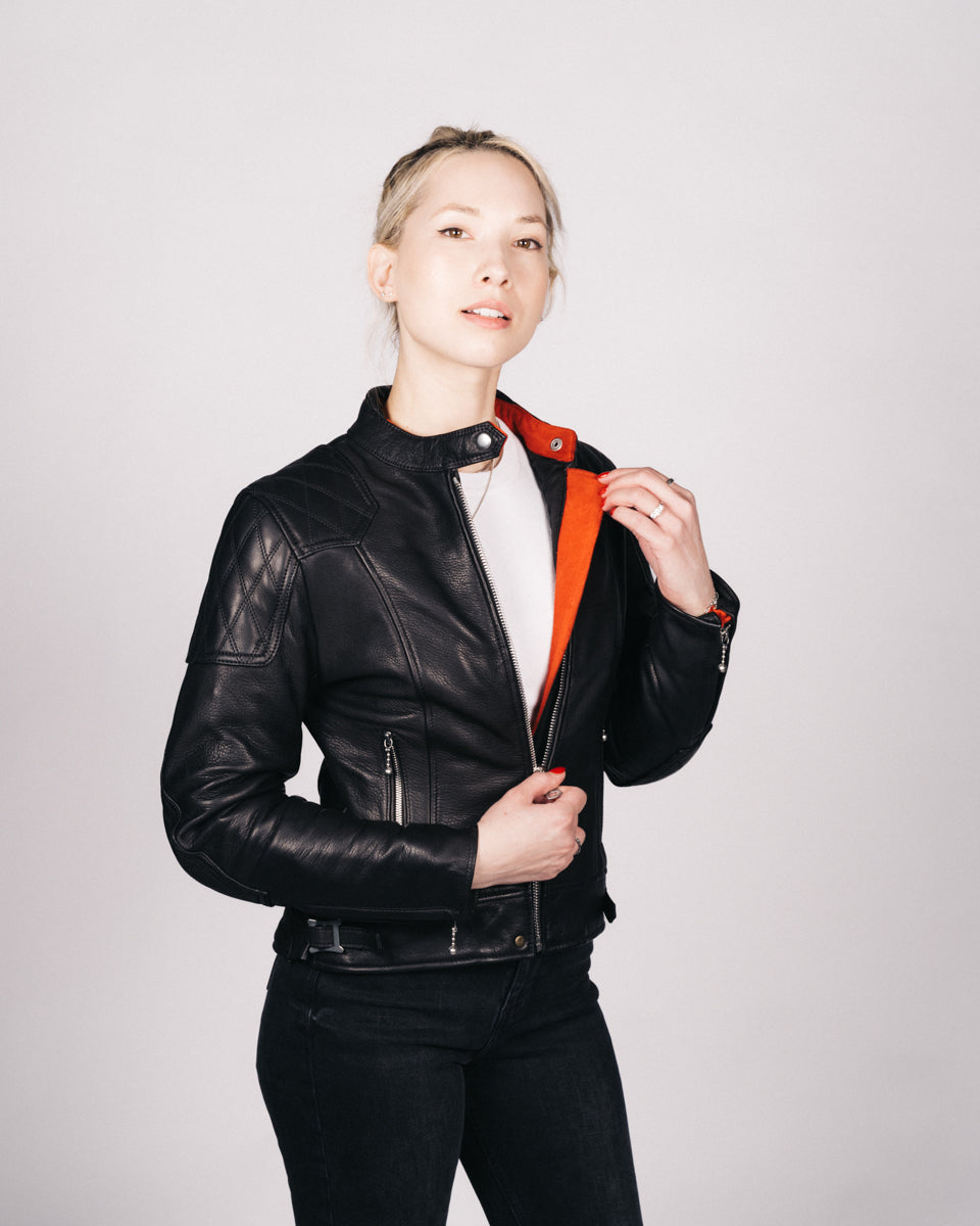 Goldtop | Women's '76 Cafe Racer Jacket - CE AAA Certified