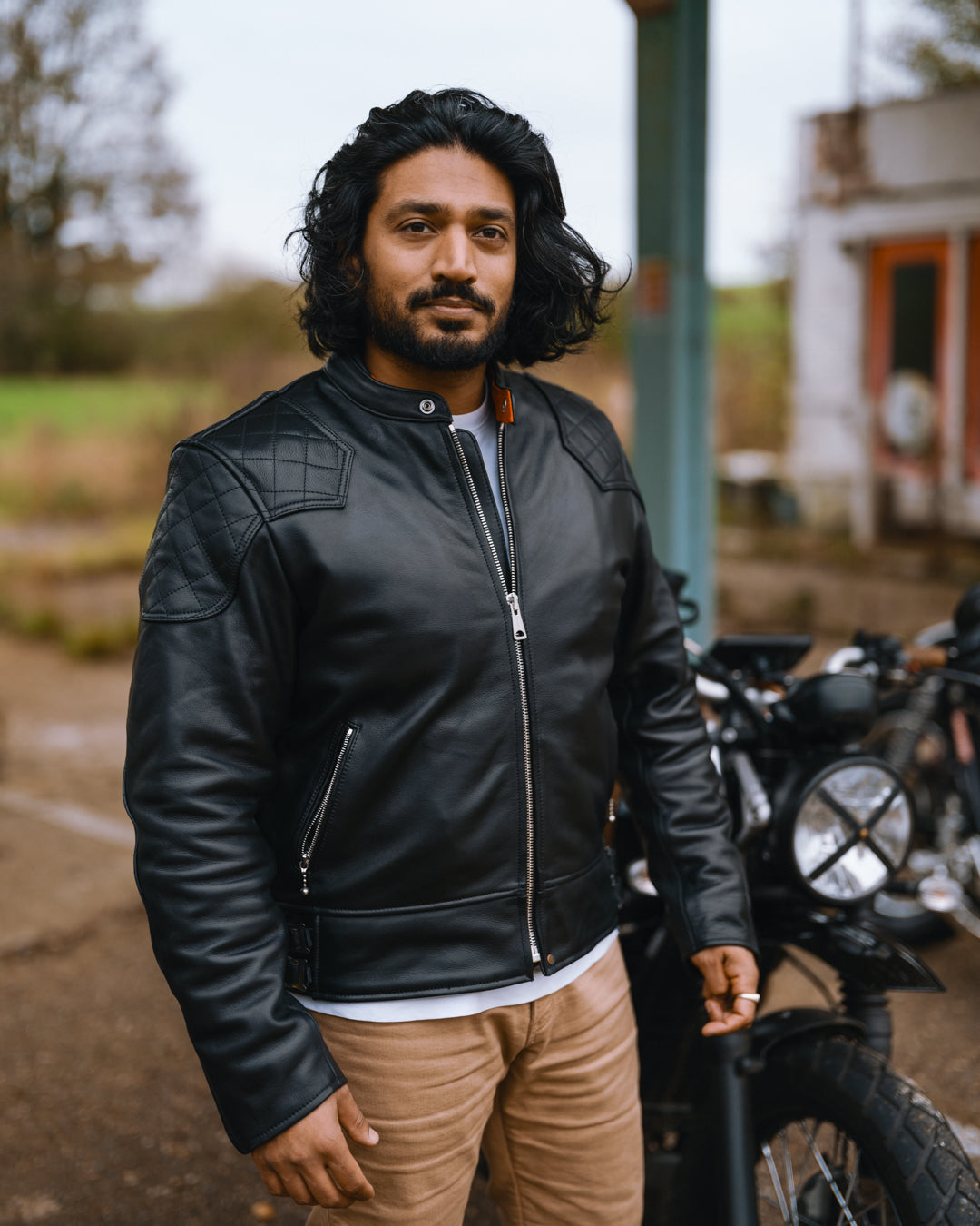 Goldtop The '76 Cafe Racer Jacket CE AAA Certified Armoured