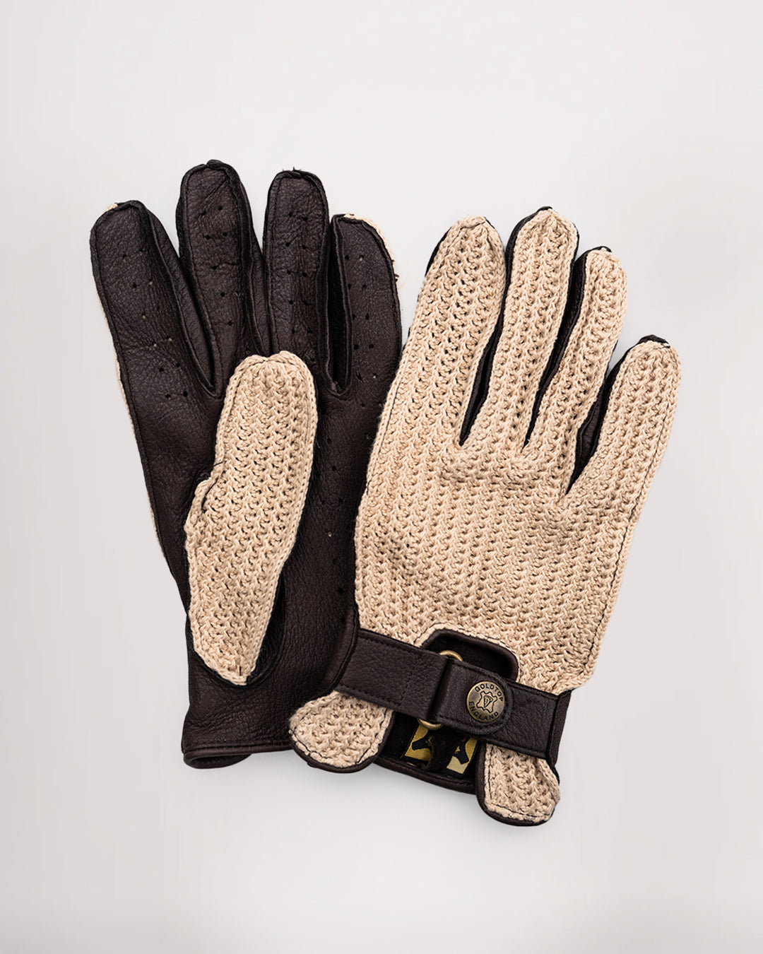 Deerskin Leather String Back Driving Gloves