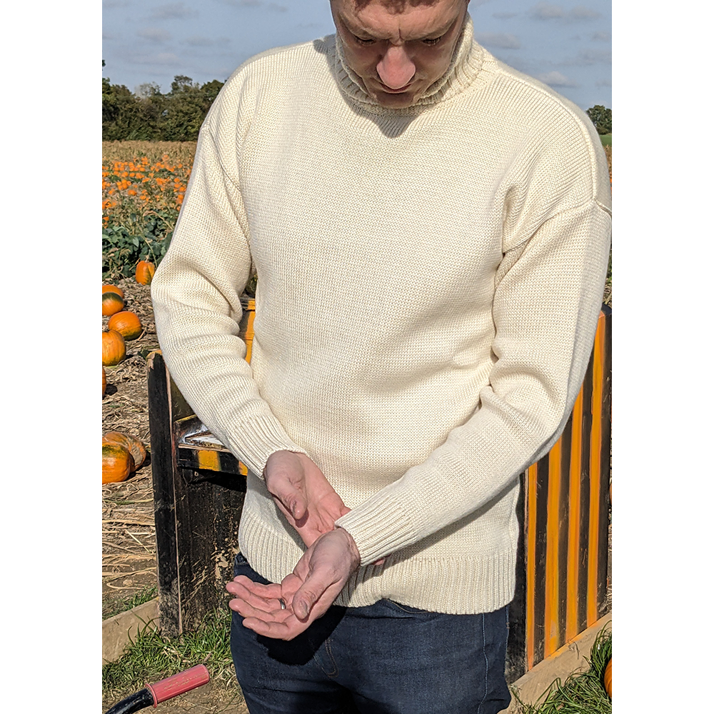 100 Merino Wool Classic Submariner Sweater Goldtop