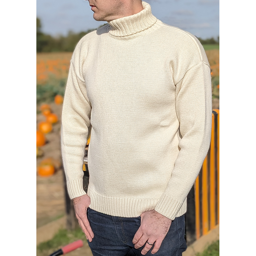 100% Merino Wool Classic Submariner Sweater – Goldtop