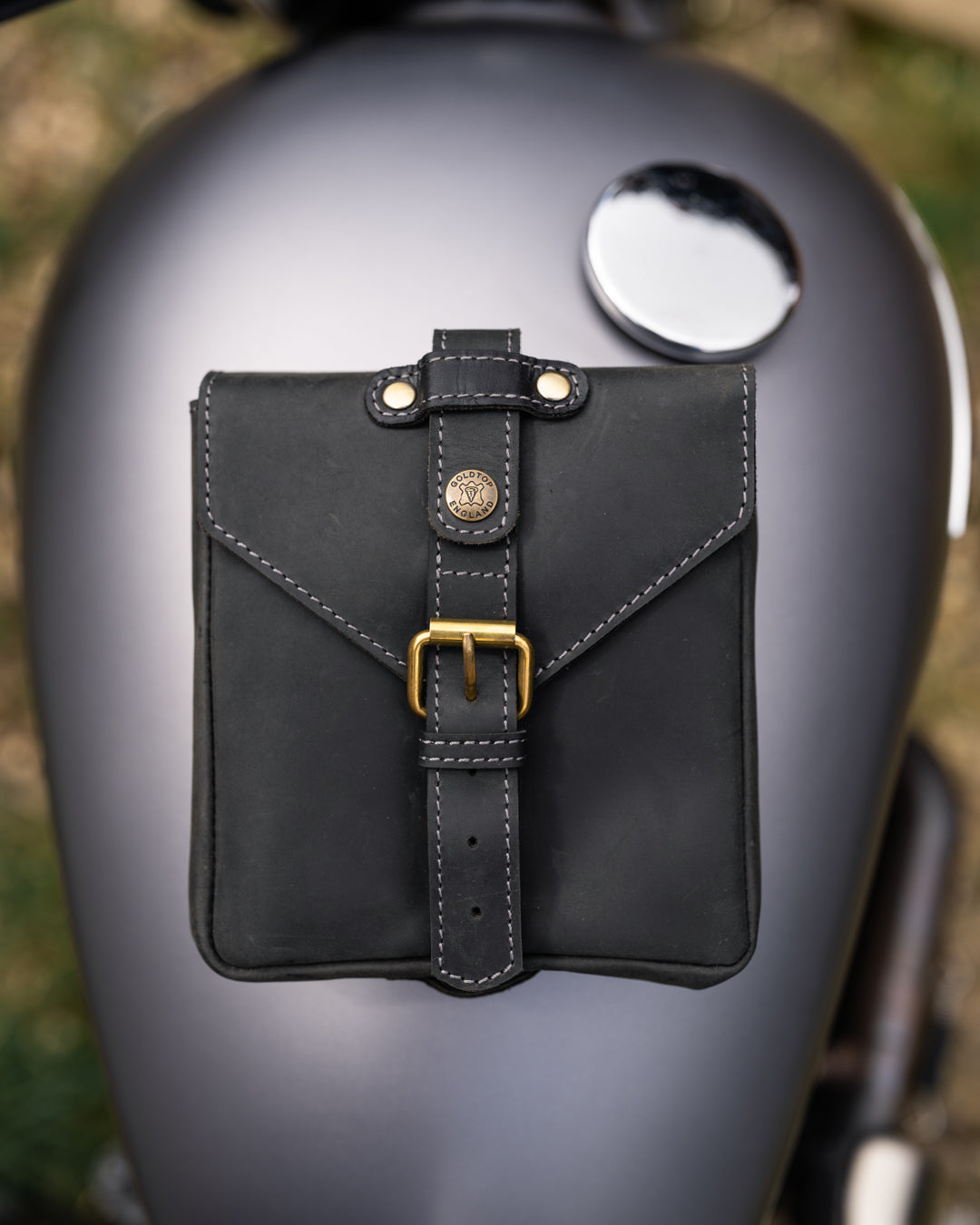 Leather Tank Bag - Small