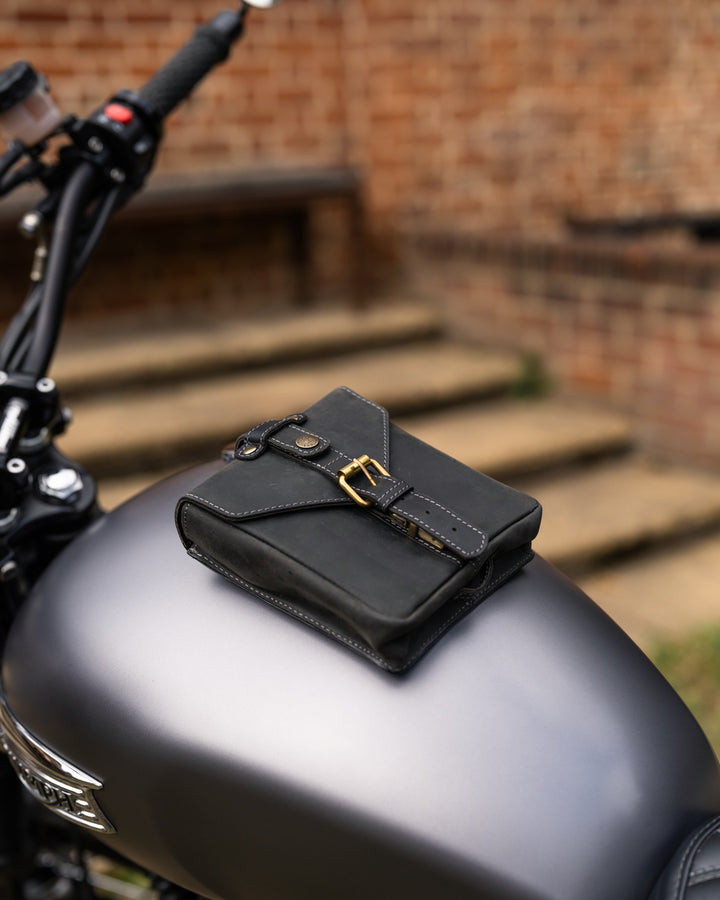 Leather Tank Bag - Small