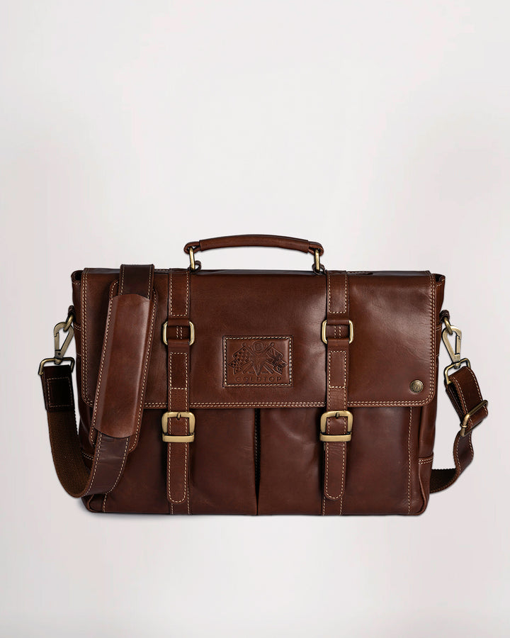 Leather Messenger Bag