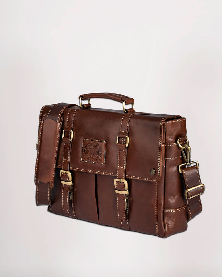 Leather Messenger Bag