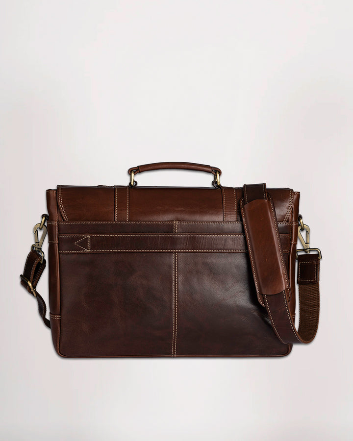 Leather Messenger Bag