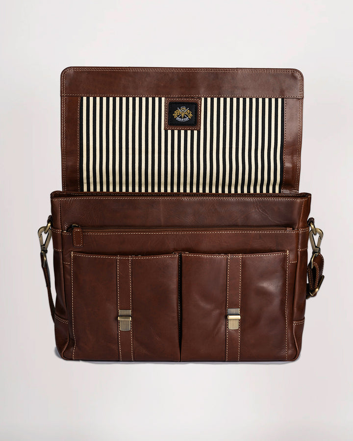 Leather Messenger Bag