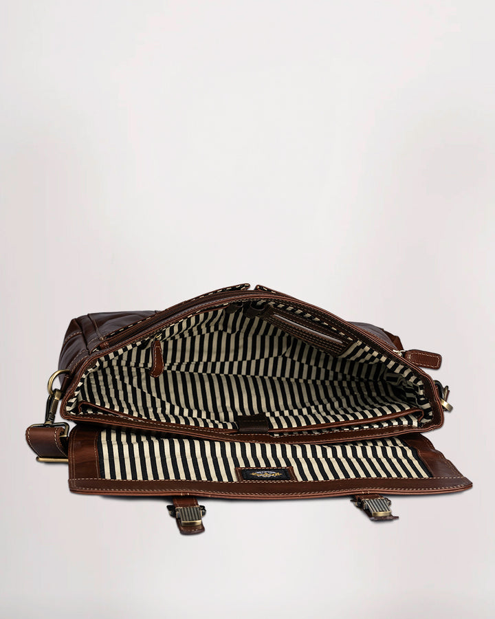 Leather Messenger Bag