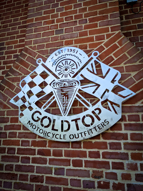 The Goldtop sign