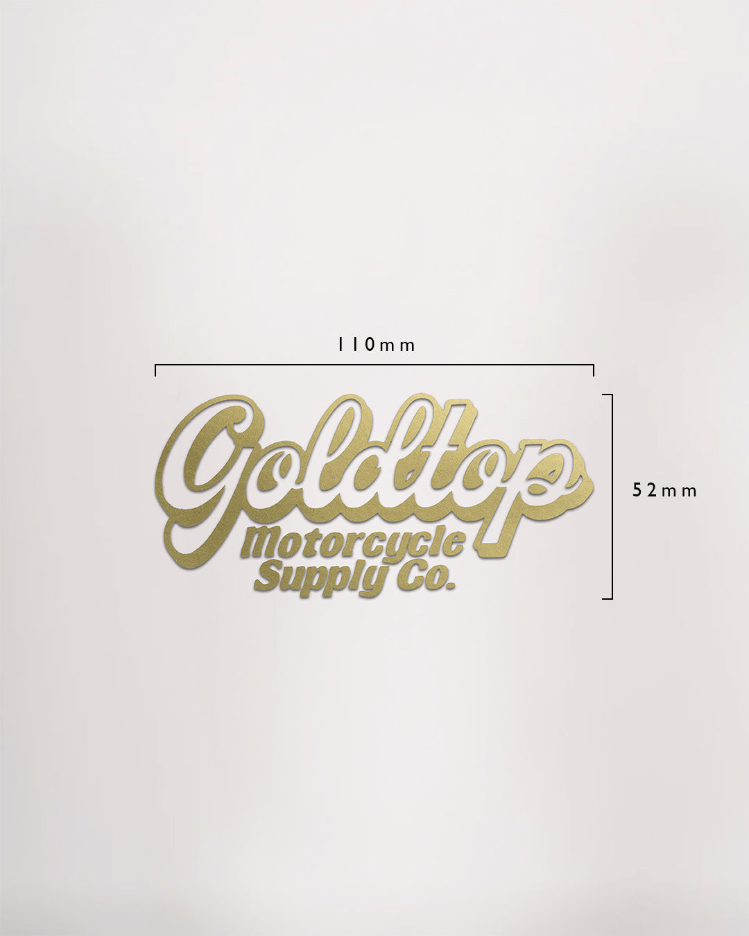 Goldtop Decal Sticker