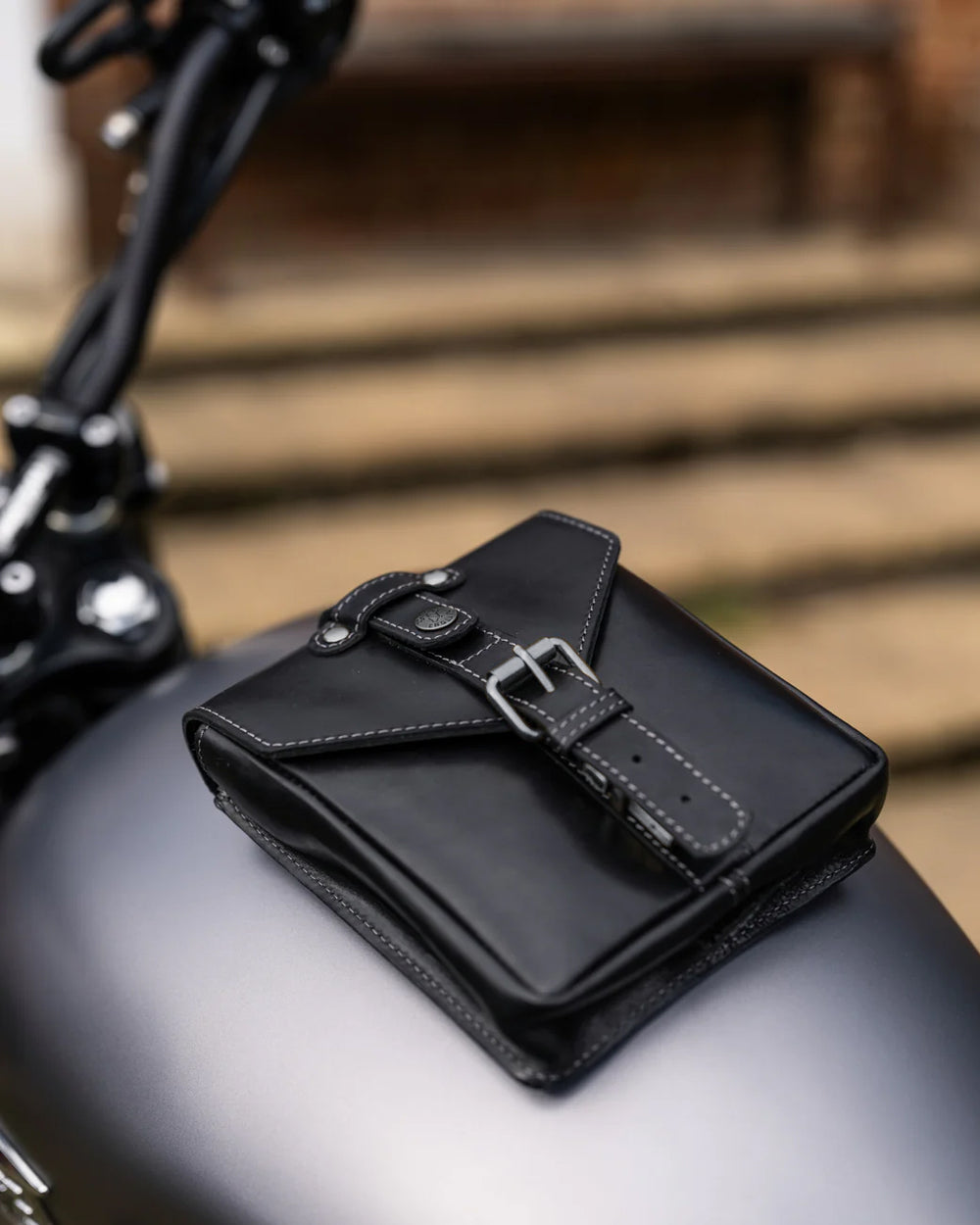 Leather Tank Bag - Small