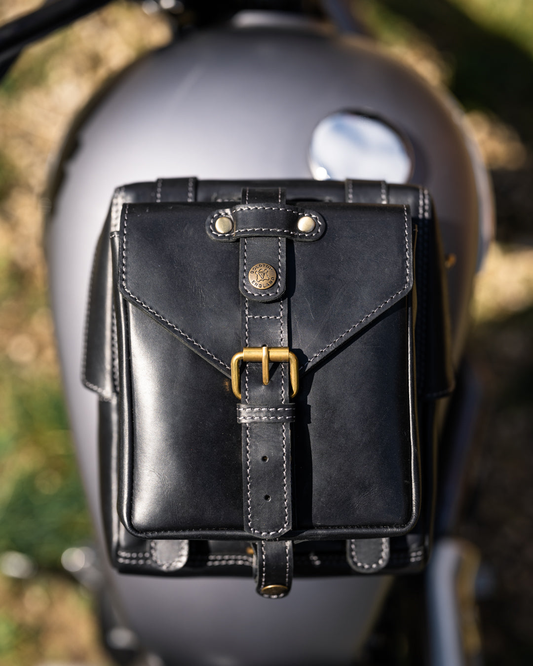 Leather Tank Bag - Small