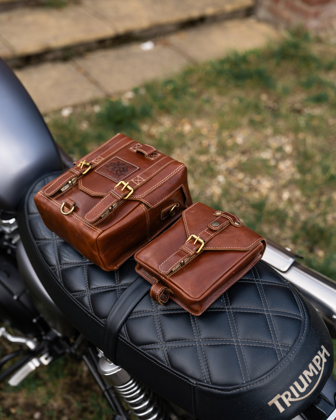 Leather Tank Bag - Small