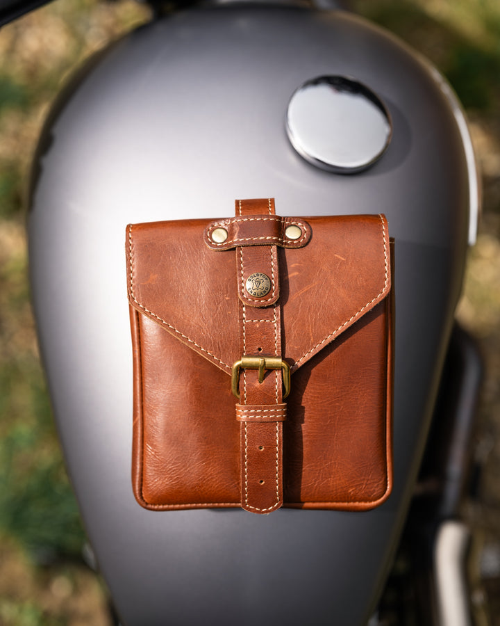 Leather Tank Bag - Small