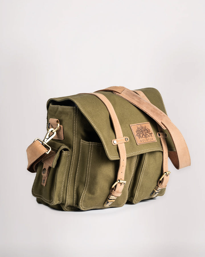 Canvas Crossbody Satchel