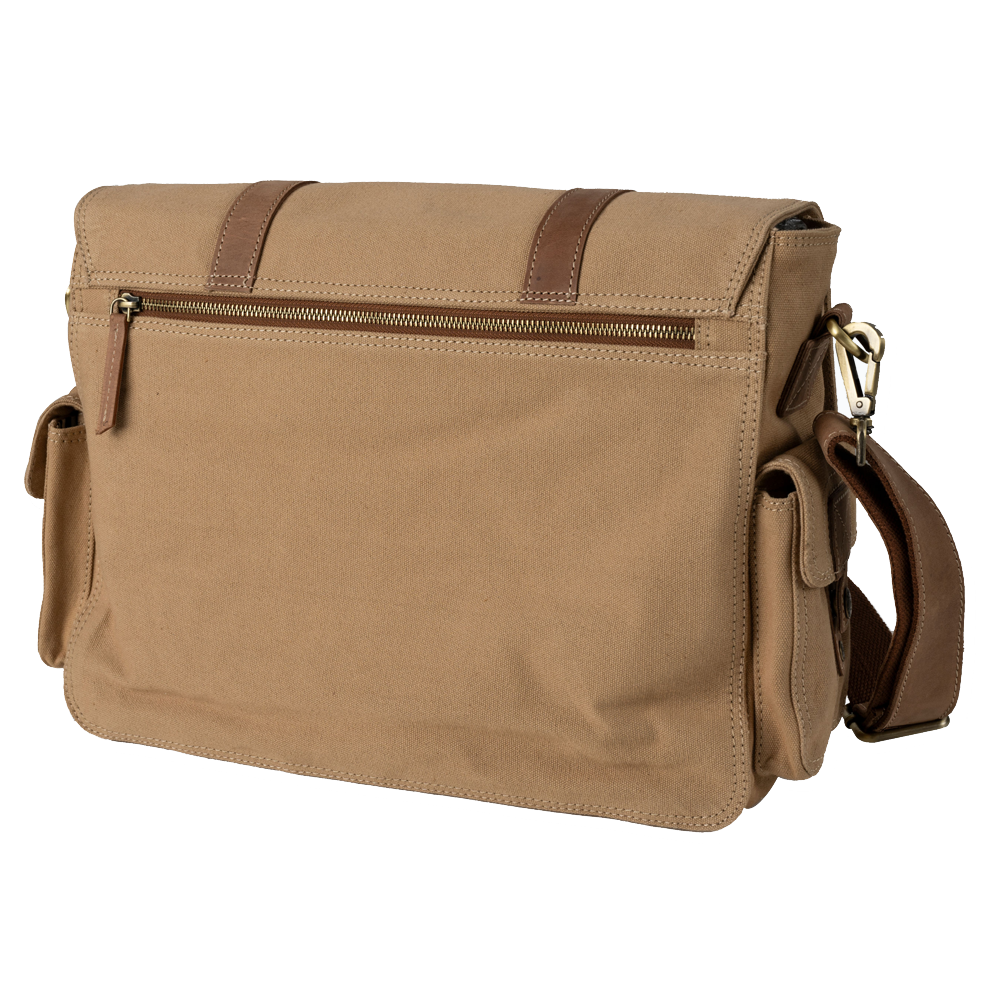 Mens sales canvas satchel