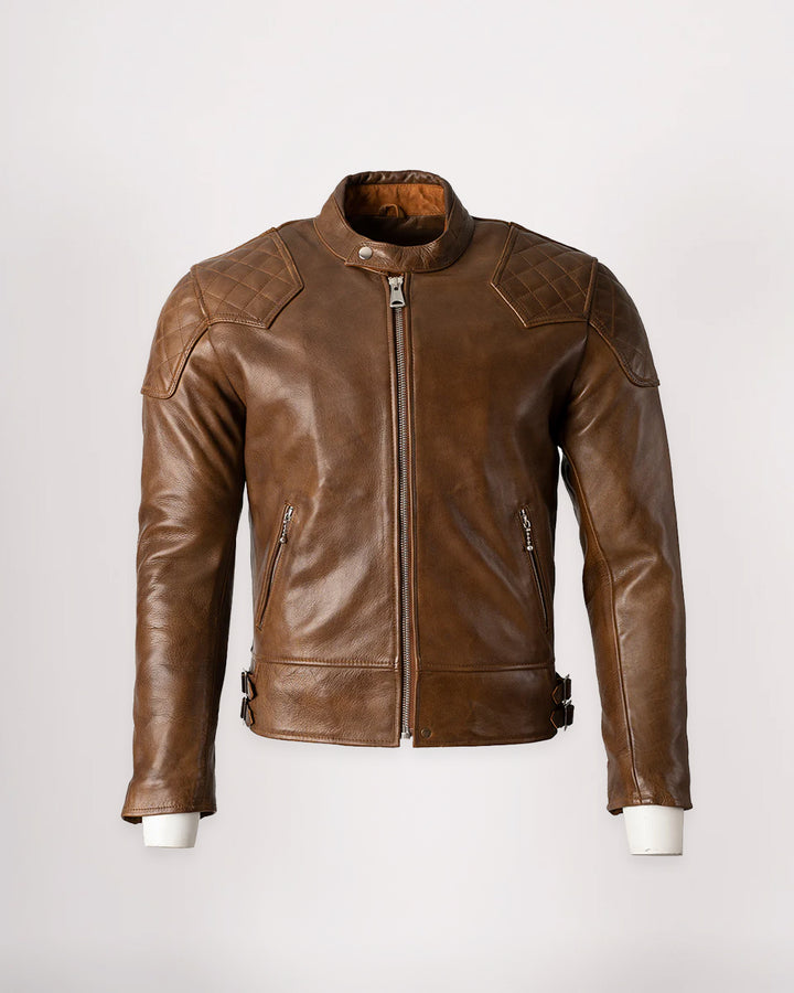Goldtop The '76 Cafe Racer Jacket CE AAA Certified Armoured