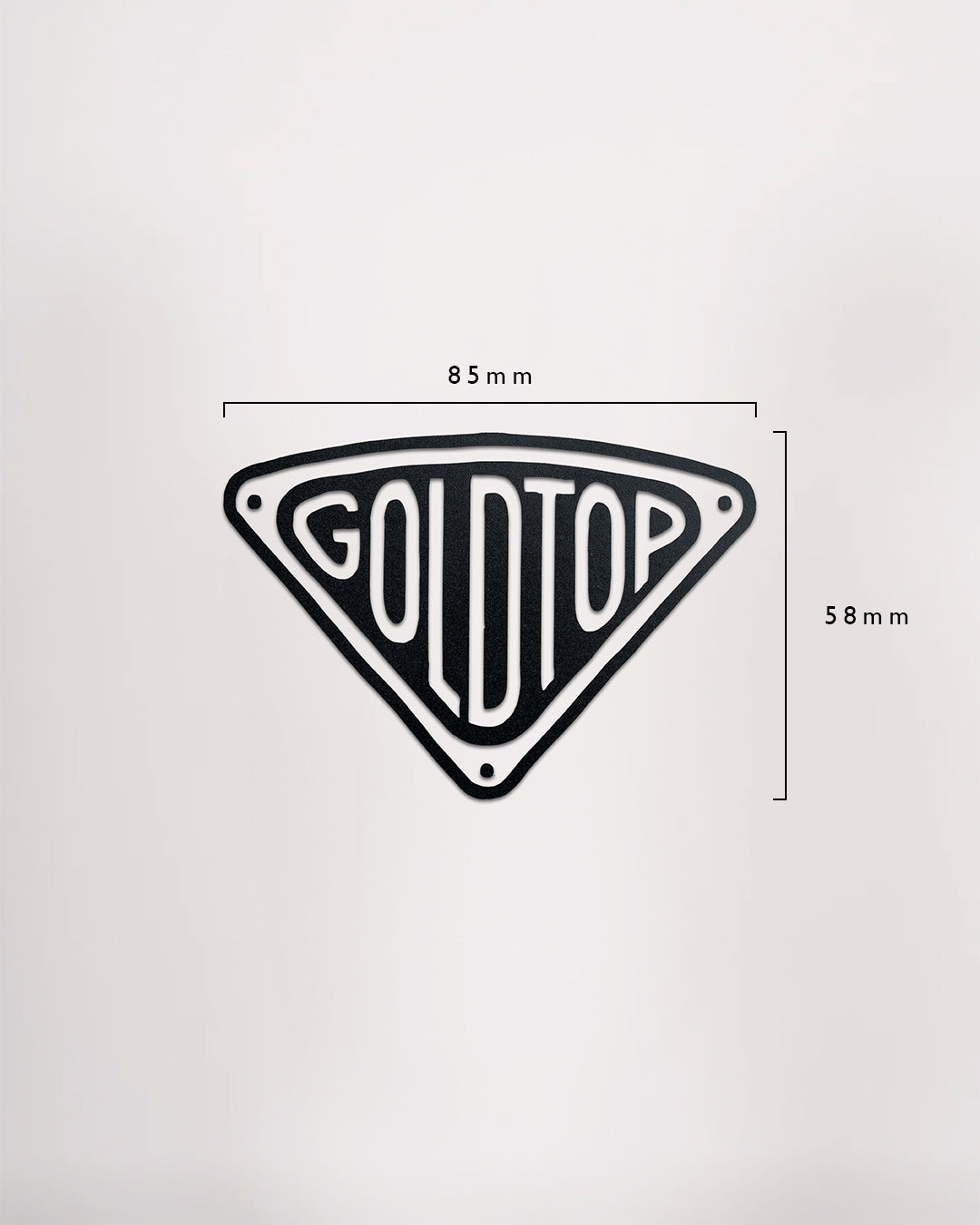 Goldtop Decal Sticker