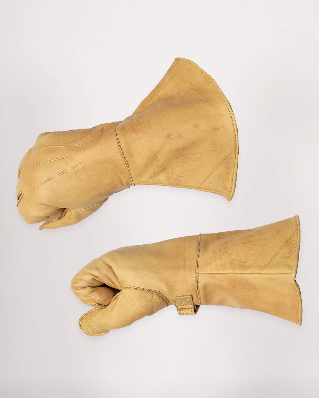 Goldtop | Classic Fleece Lined Leather Gauntlets - CE Certified