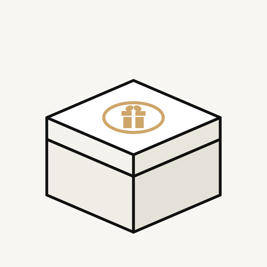 Goldtop gift presentation box