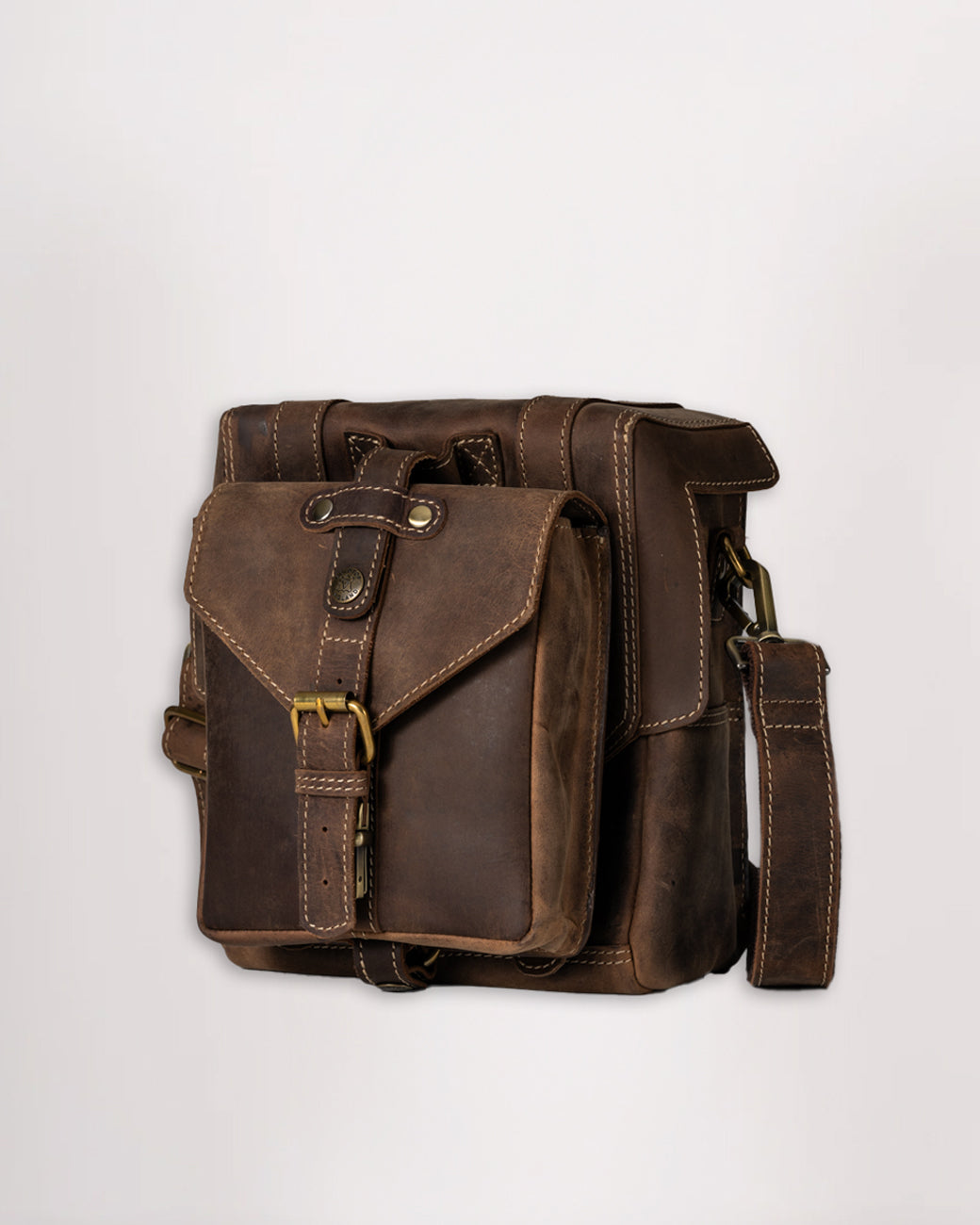 Leather Tank Bag - Large