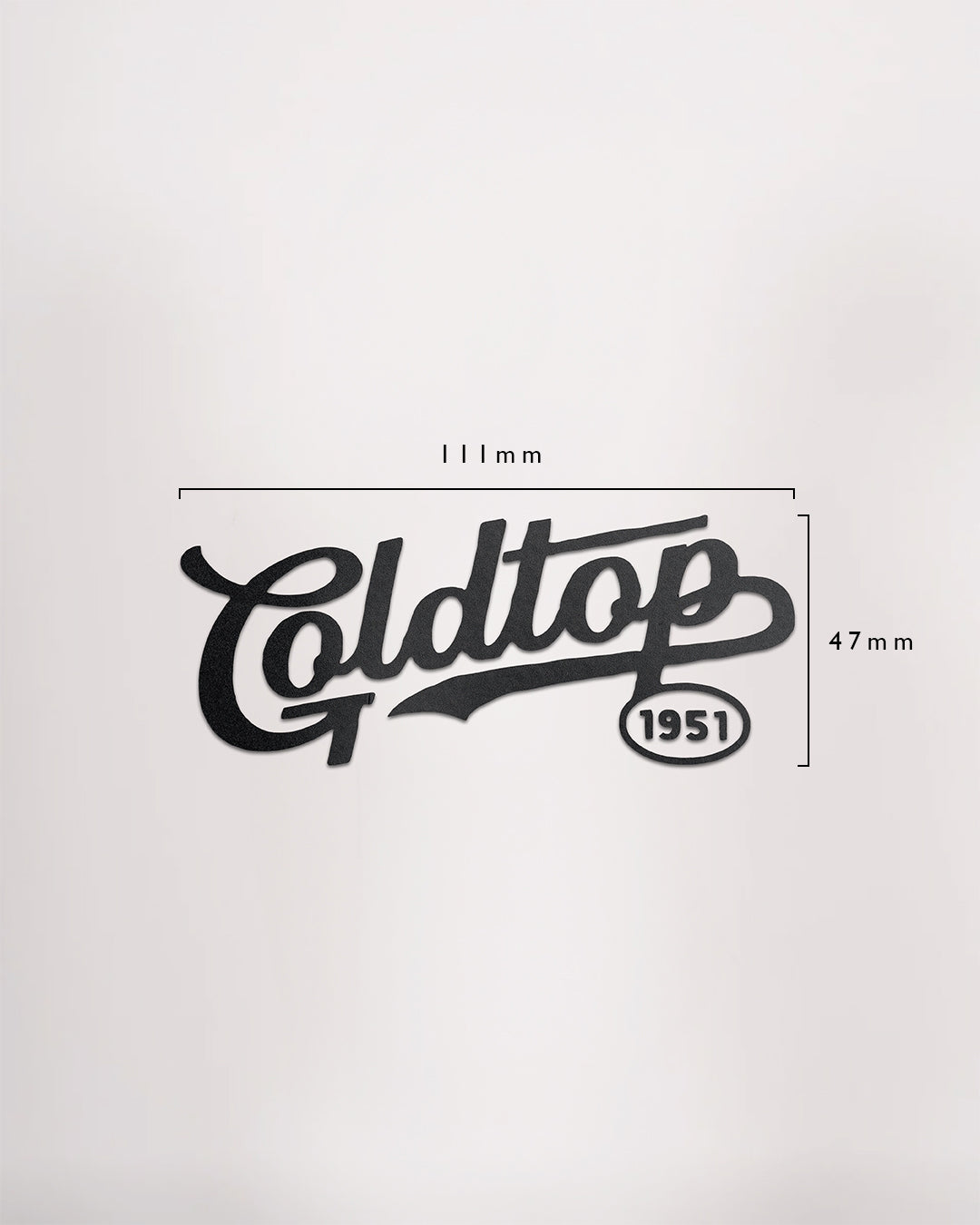 Goldtop Decal Sticker
