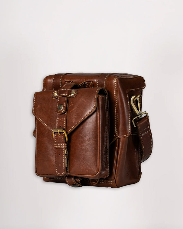 Leather Tank Bag - Large