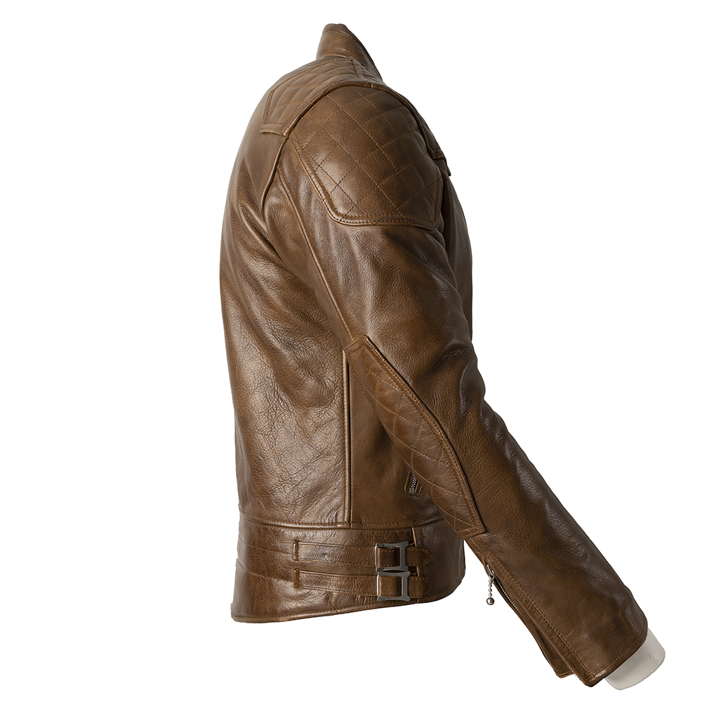 Goldtop The '76 Cafe Racer Jacket CE AAA Certified Armoured Leather