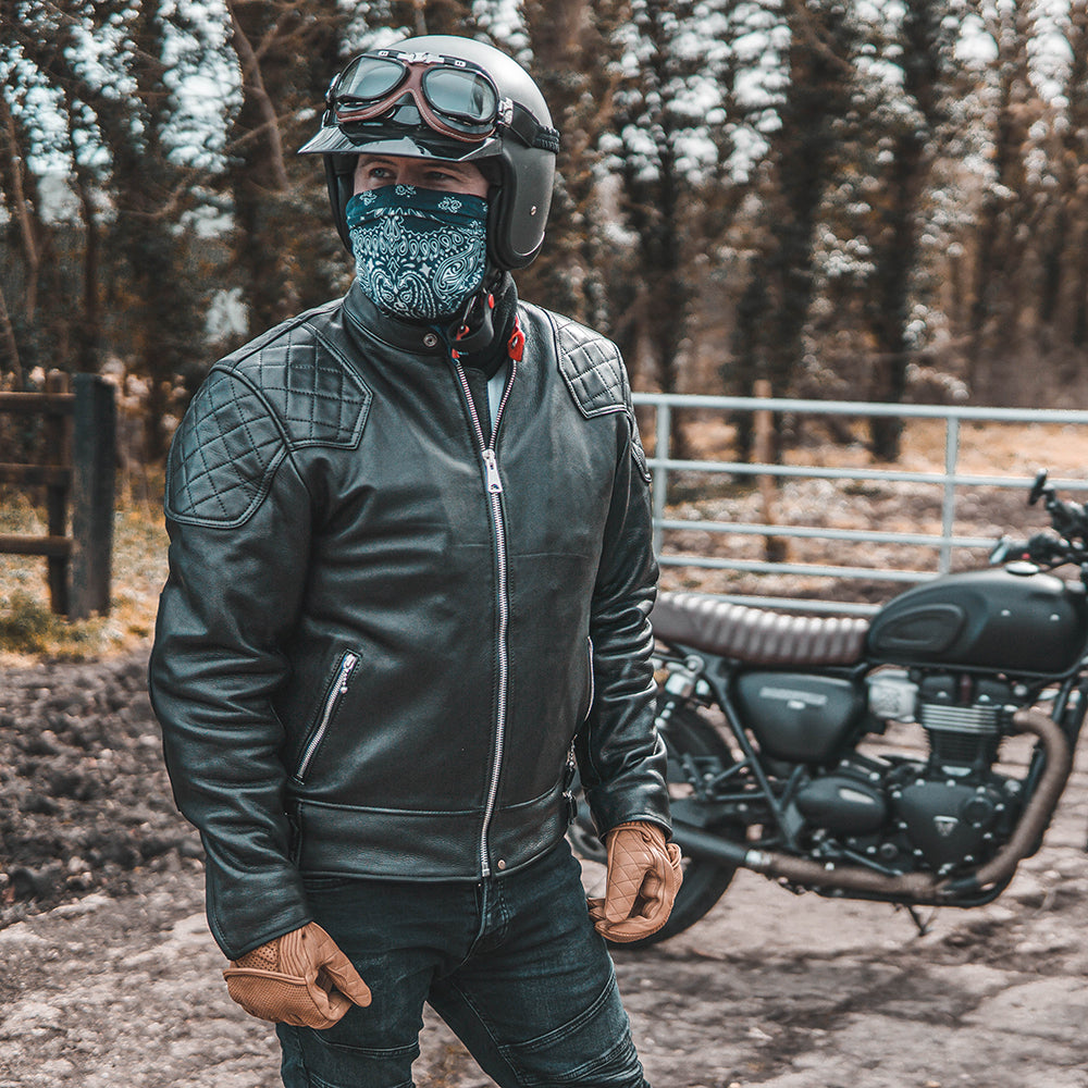 Cafe racer outlet jacket with armor