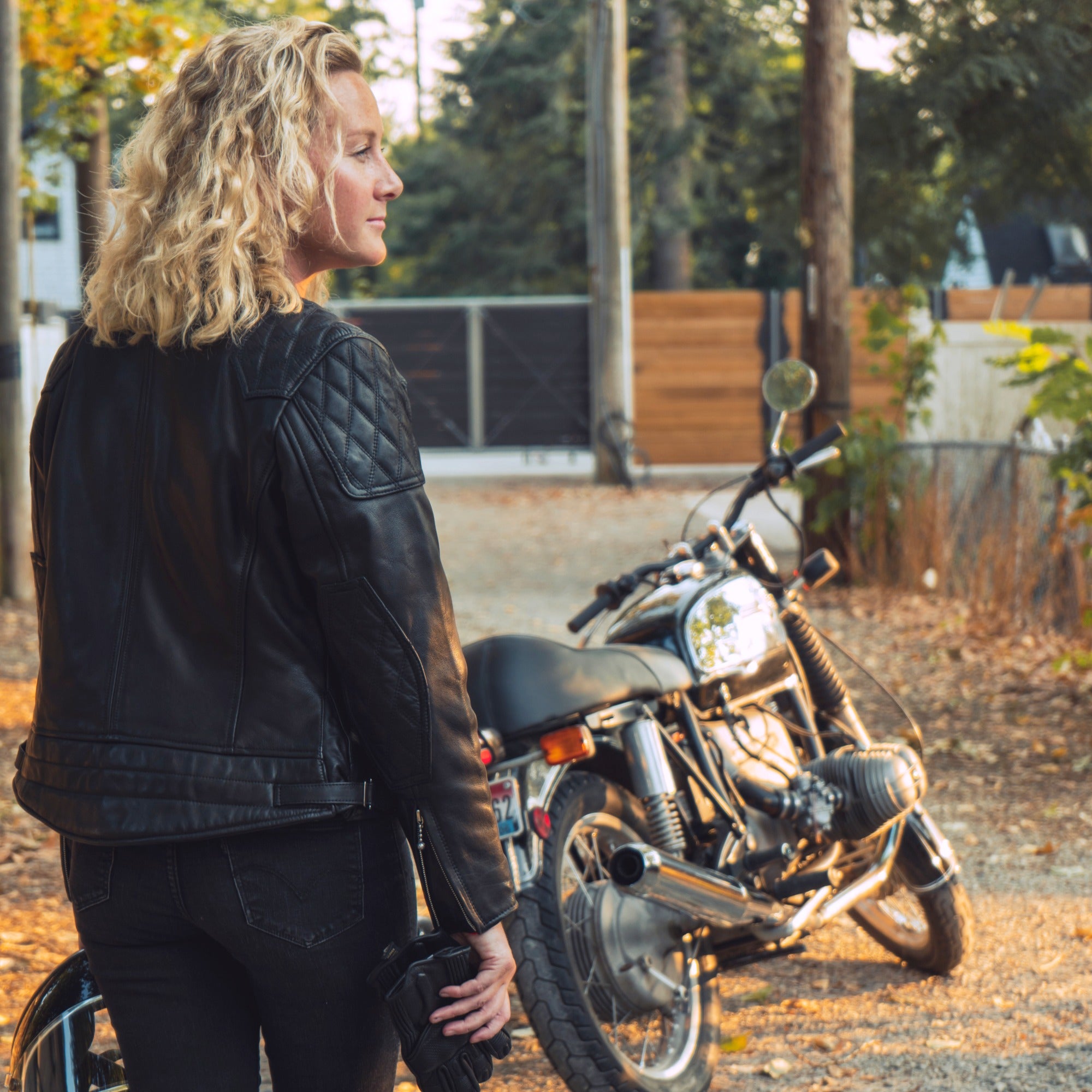 Street and clearance steel scrambler jacket