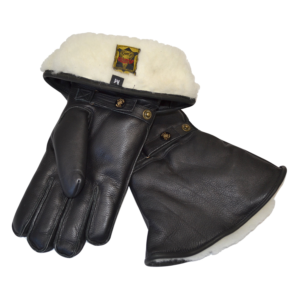 Leather clearance motorcycle gauntlets