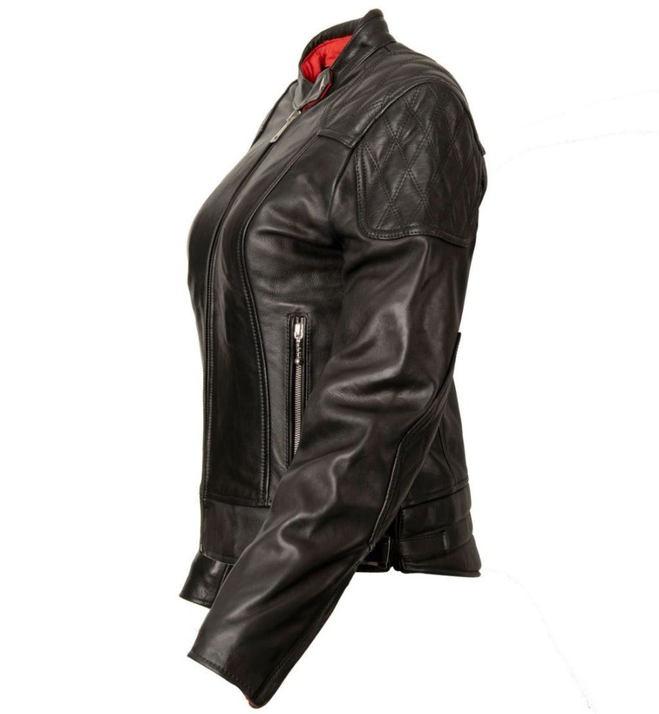 Goldtop | Women's '76 Cafe Racer Jacket - CE AAA Certified