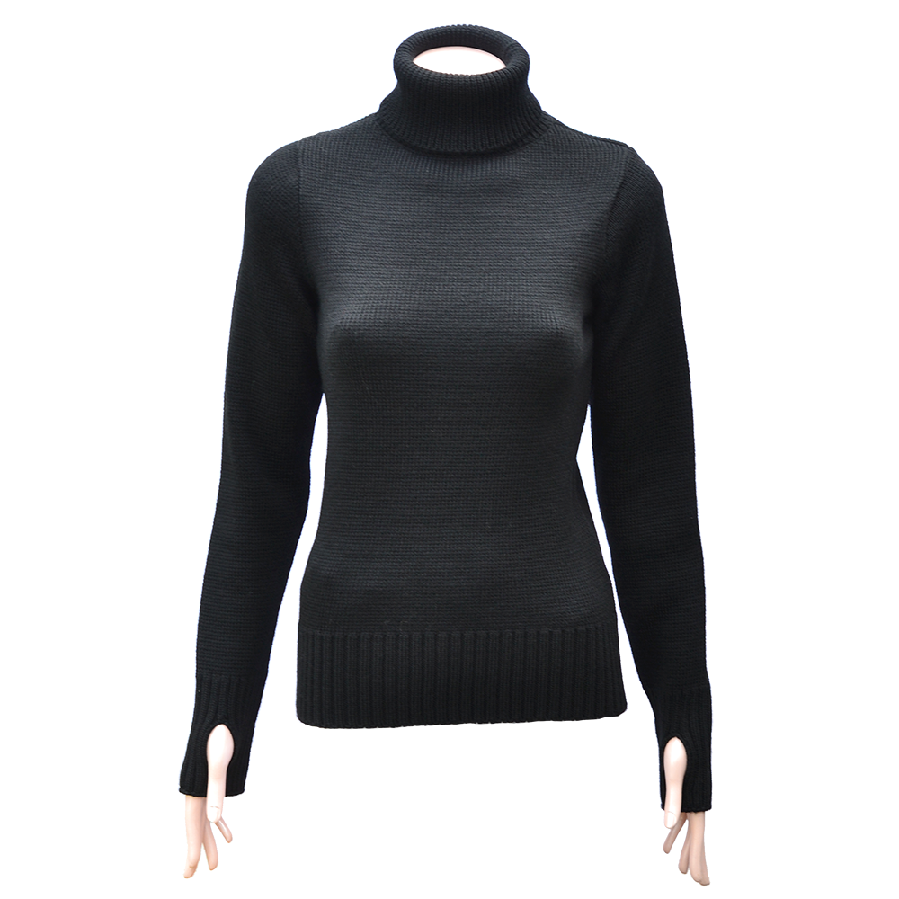 Women's Merino Wool Fitted Submariner Sweater