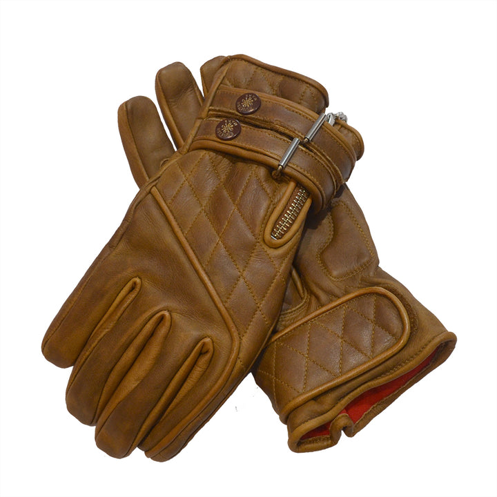 Quilted Cafe Racer Gloves